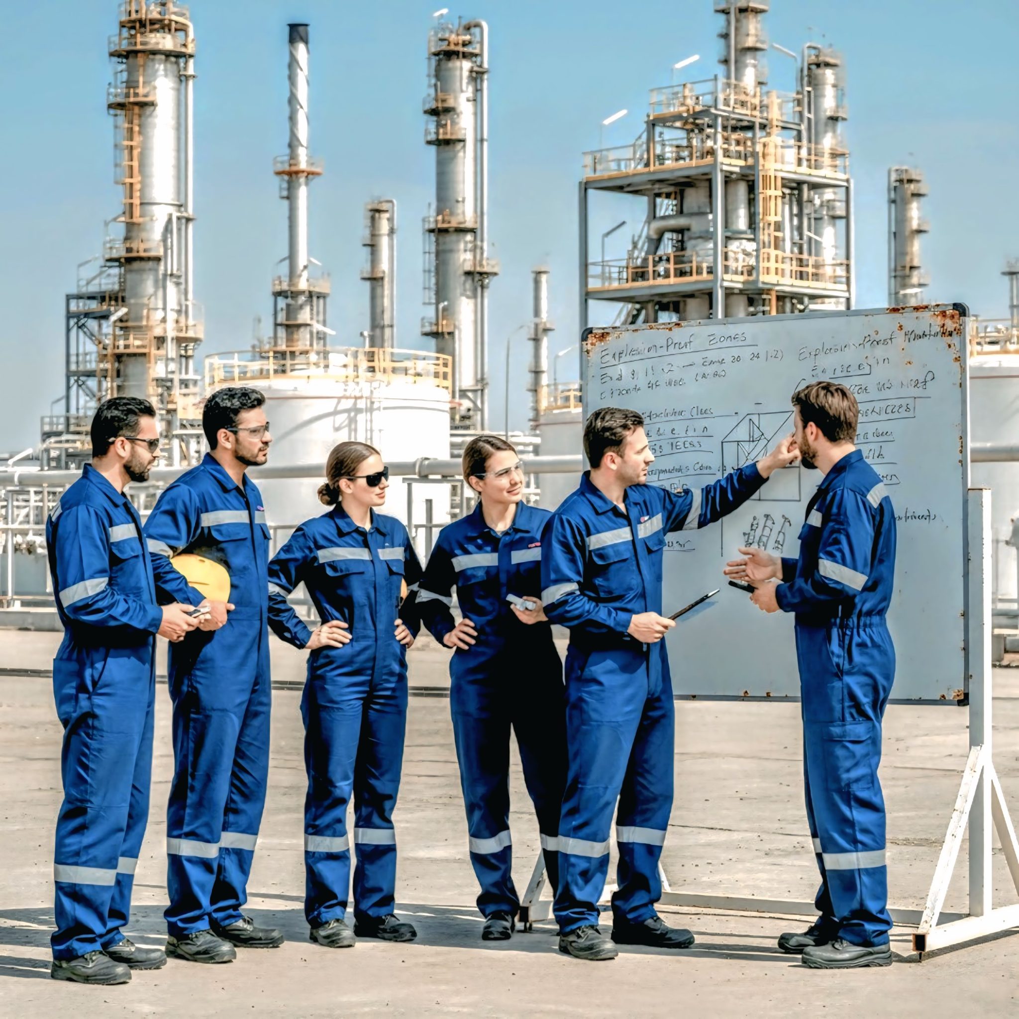 تجهیزات ضد انفجار- صنایع نفت و گاز- آکوتجهیز